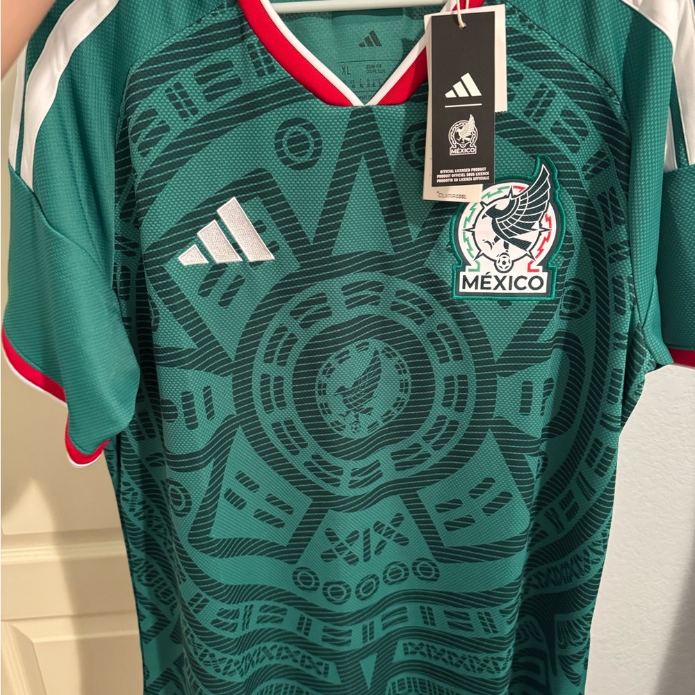 Adidas Mexico 2026 Home Jersey Green Aztec NWT XL 🇲🇽